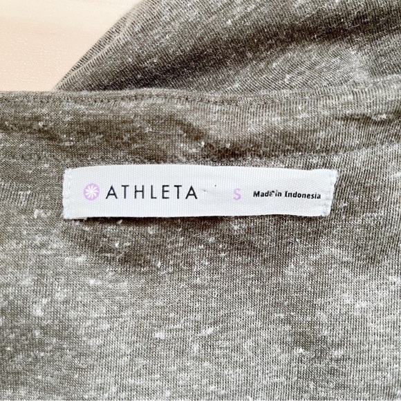 Athleta Vida Sleeveless Dress in Heather Khaki Green, Size Small - Picture 4 of 9